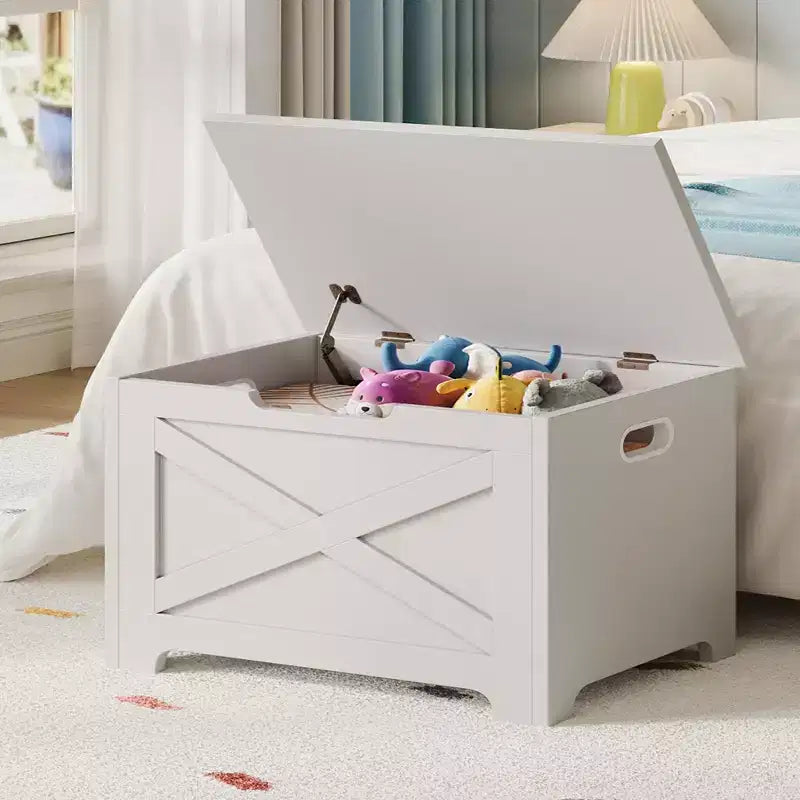 Tabouret de rangement de 60 cm avec pieds aux formes uniques, construction durable, rangement peu encombrant, design élégant et utilisation polyvalente