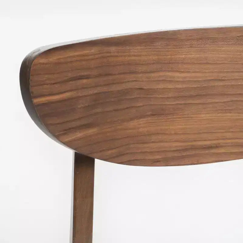 Tabouret de comptoir de 23,5 pouces en tissu et bois d'hévéa de style milieu de siècle (lot de 2)