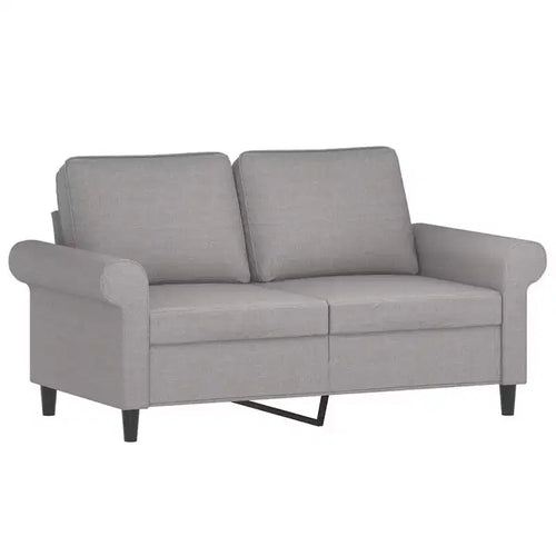 vidaXL 2-seater Sofa Dark Gray Polyester 2-seater 2-Seater Sofa