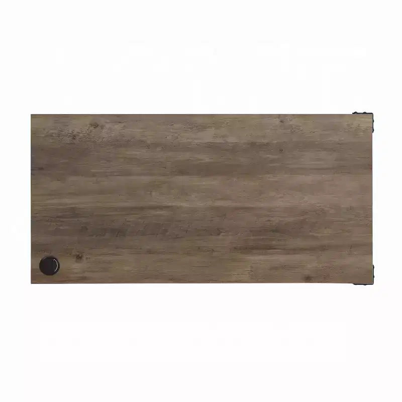 Bureau d'ordinateur rustique avec étagères de rangement pour bureau à domicile