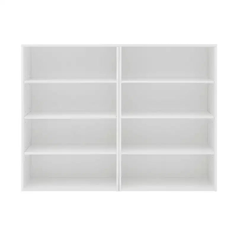 Bibliothèque minimaliste, étagères de rangement à 8 niveaux, organisateur de rangement multifonctionnel à double couche