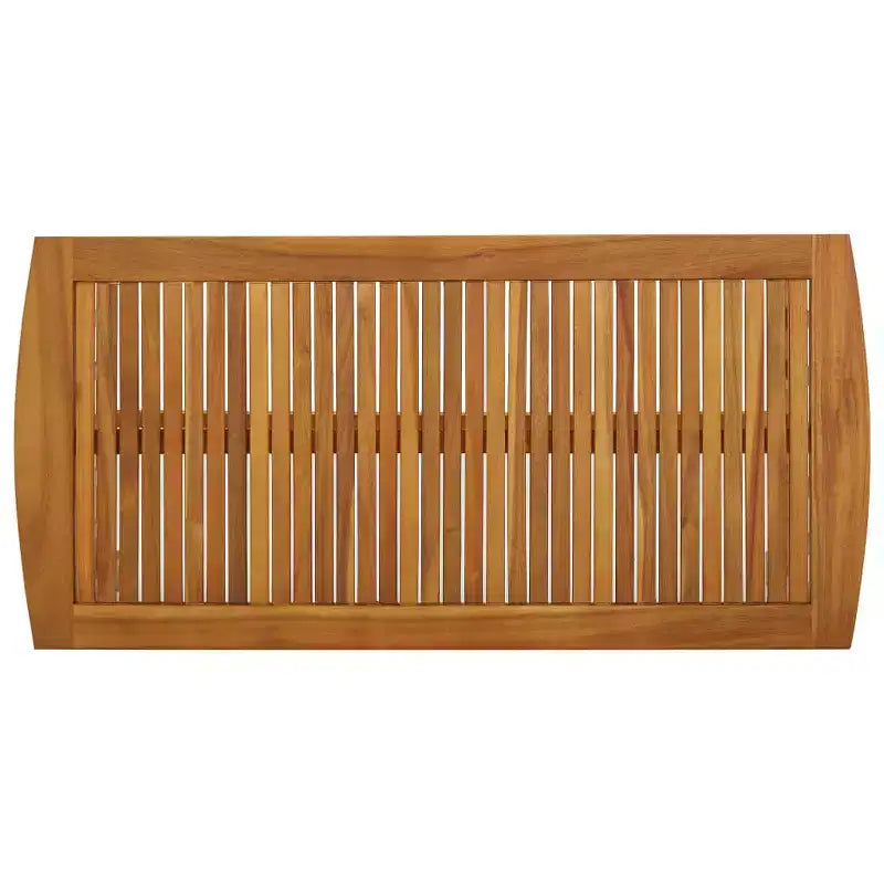 Table basse en acacia massif naturel bois d'acacia moyen durable