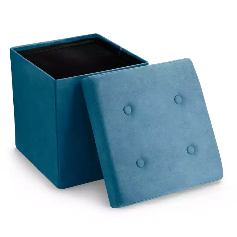 Asseyez-vous et désencombrez ! Coussin moelleux, rangement caché, léger et portable. Se plie à plat.