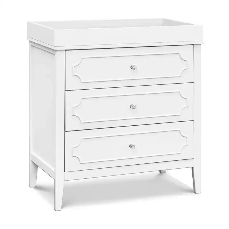 Commode 3 tiroirs - Blanche