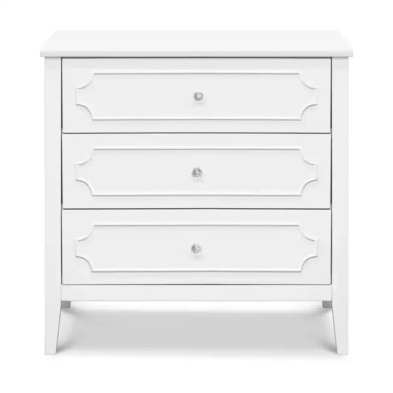 Commode 3 tiroirs - Blanche