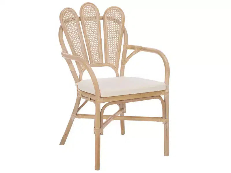 Fauteuil - Blanc délavé/Ivoire