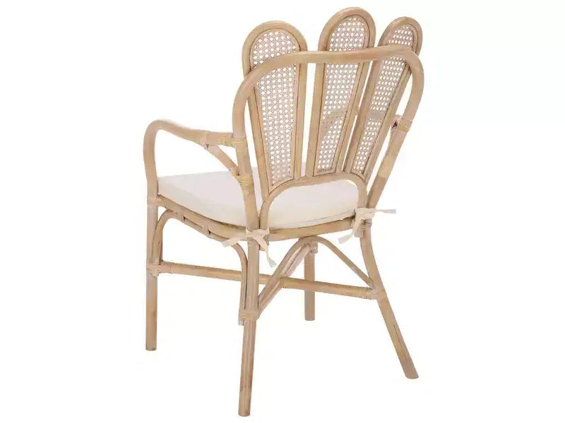 Fauteuil - Blanc délavé/Ivoire