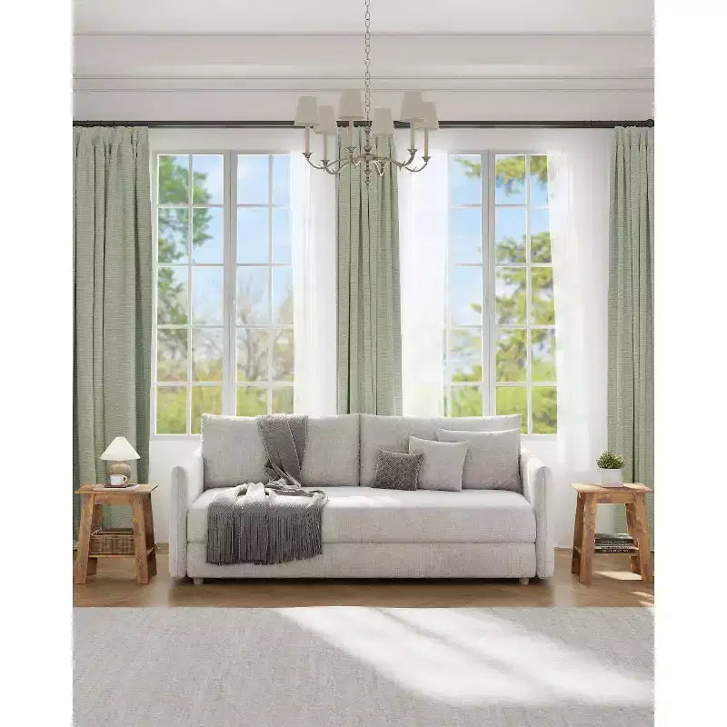 Table d'appoint, table de chevet étroite avec étagère de rangement à 2 niveaux